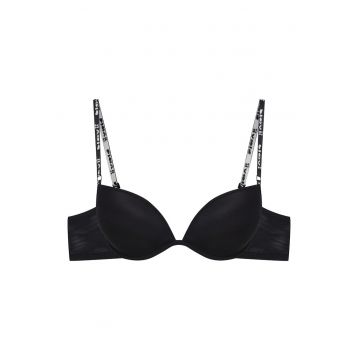 Sutien push-up -  Elastan - Negru