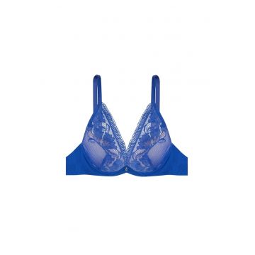 Sutien push-up Nathalie  Albastru