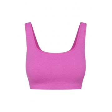 Sutien tipul top Larleen  Roz aprins