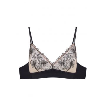 Sutien triunghi Zuzya -  Mesh - Negru/Bej