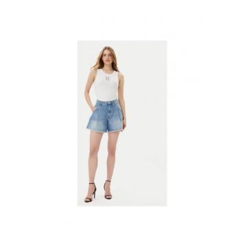 Top dama  10018007 30042835 - Bumbac - Alb