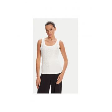 Top dama  CFC0124040003 - Bumbac - Alb