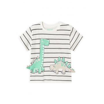 Tricou baieti  1061 - Bumbac - 4 ani - Ecru