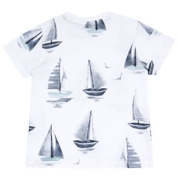 Tricou copii Chicco, alb, 07932-68MC