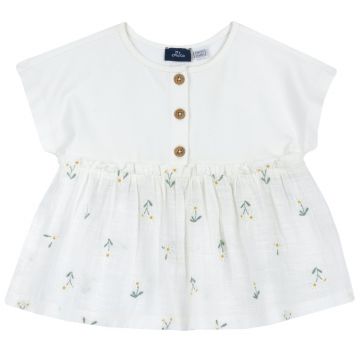 Tricou copii Chicco, alb, 11993-68MC