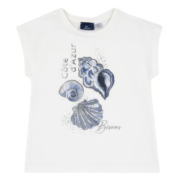 Tricou copii Chicco, alb, 16629-68MC Tricou copii Chicco, alb, 16629-68MC