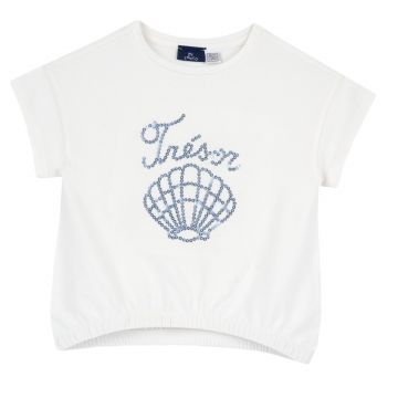 Tricou copii Chicco, alb, 16631-68MC