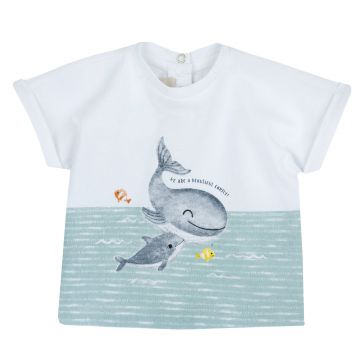 Tricou copii Chicco, crem, 16662-68MFCO