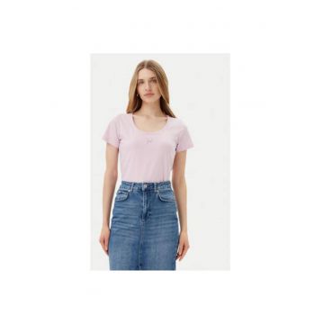 Tricou dama  10019329 30046199 - Bumbac/Elastan - Roz