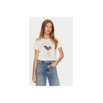 Tricou dama -  304906886 - Bumbac - One Size INTL - Bej