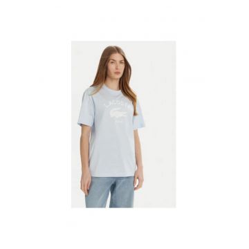 Tricou dama -  304994418 - Bumbac - L INTL - Albastru