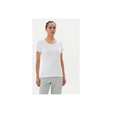 Tricou dama Ea7 Emporio Armani - 7W000094 AF10373 - Bumbac - Alb