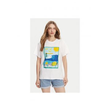 Tricou dama  ERJZT05899 - Bumbac - 43794