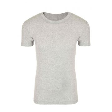 Tricou de barbati  pentru maneci scurte gri