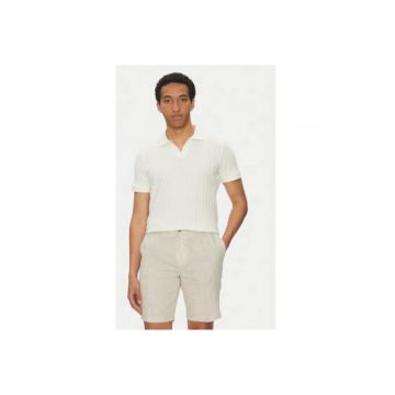 Tricou polo barbati  10019269 30045547 - Bumbac - Ecru