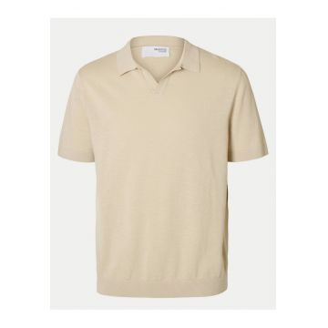 Tricou Polo barbati  16096197 - Bumbac/In - Bej