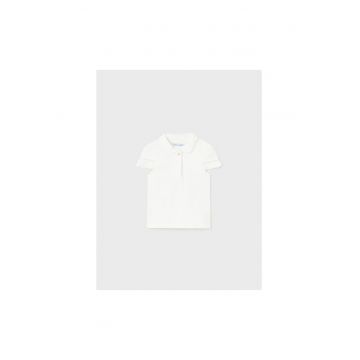 Tricou polo copii -  302038213 - Bumbac - Alb