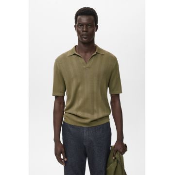 Tricou polo tricotat
