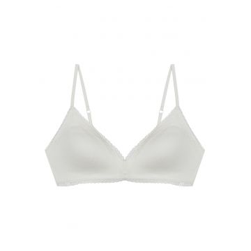 Sutien captusit Alb crem Colige