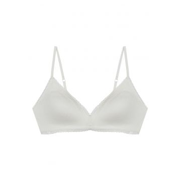 Sutien captusit Alb crem Colige