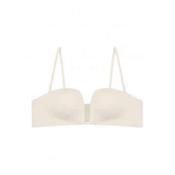 Sutien dama push-up Alb Crem Blank