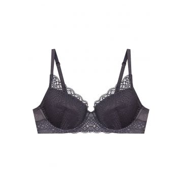 Sutien dama push-up Gri Caris