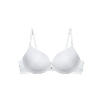 Sutien push-up alb Nickita