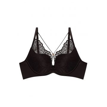 Sutien push-up maro bronz Korin