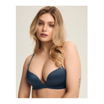 Sutien super Push-up navy Shapy