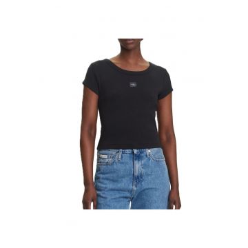Tricou  A- WOVEN LABEL 2X2 RIB BABYTEE-LV047C200G-UB1