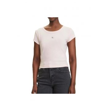 Tricou  A- WOVEN LABEL 2X2 RIB BABYTEE-LV047C200G-VI7