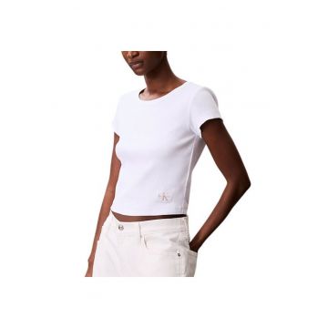 Tricou  A- WOVEN LABEL 2X2 RIB BABYTEE-LV047C200G-YAA