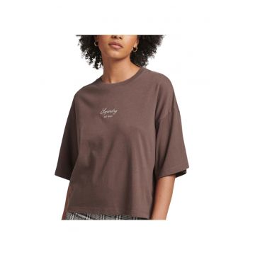 Tricou cu aspect supradimensionat - din bumbac Code Heritage Boxy Classic -