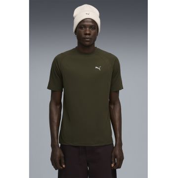 Tricou cu decolteu la baza gatului si logo Evostripe