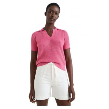 Tricou polo tricotat -