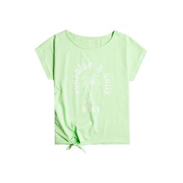 Tricou  Pura Playa - bumbac organic - verde - pentru fete -