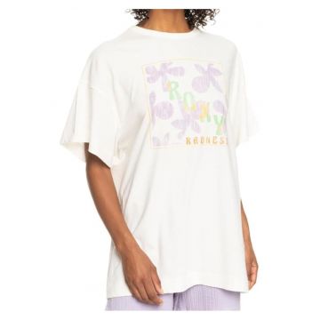 Tricou supradimensionat din amestec de canepa Sweet Flower -