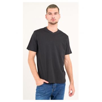 Kenvelo - Tricou barbat cu maneca scurta ( DARK NAVY - Material: Bumbac Kenvelo - Tricou barbat cu maneca scurta ( DARK NAVY - Material: Bumbac