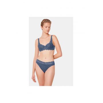 Sutien dama -  303574161 - Poliamida/Bumbac - Albastru