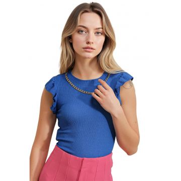 Tricou -  Albastru - Poliester/Lycra