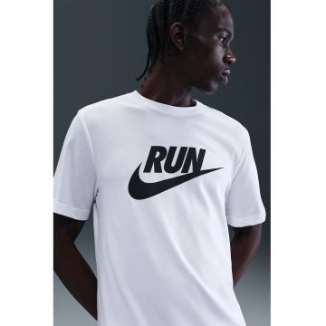 Tricou cu imprimeu logo pentru alergare Tricou cu imprimeu logo pentru alergare
