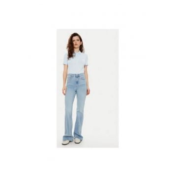 Tricou dama -  304995026 - Bumbac - Albastru