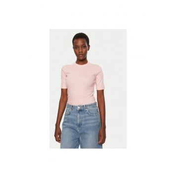 Tricou dama -  305031457 - Bumbac organic - Roz