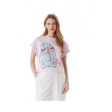 Tricou dama Benetton multicolor