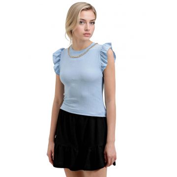 Tricou dama -  Jerseu - Albastru