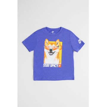Tricou din amestec de bumbac cu imprimeu foto