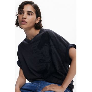 Tricou din bumbac cu imprimeu cu Donald Duck