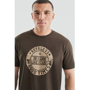Tricou regular fit cu model grafic