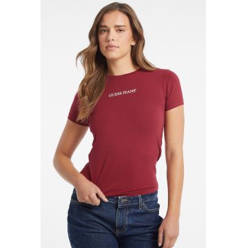 Tricou slim-fit cu imprimeu logo