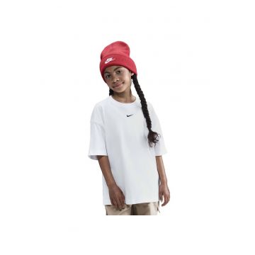 Tricou  Sportswear Oversized JR II3576-100 - Fete - Alb